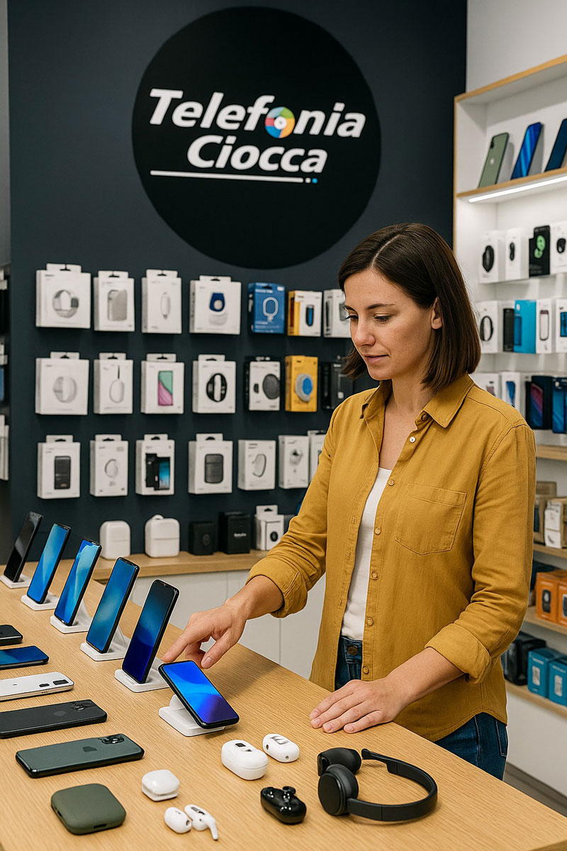 VENDITA TELEFONIA, ACCESSORI E DISPOSITIVI ELETTRONICI