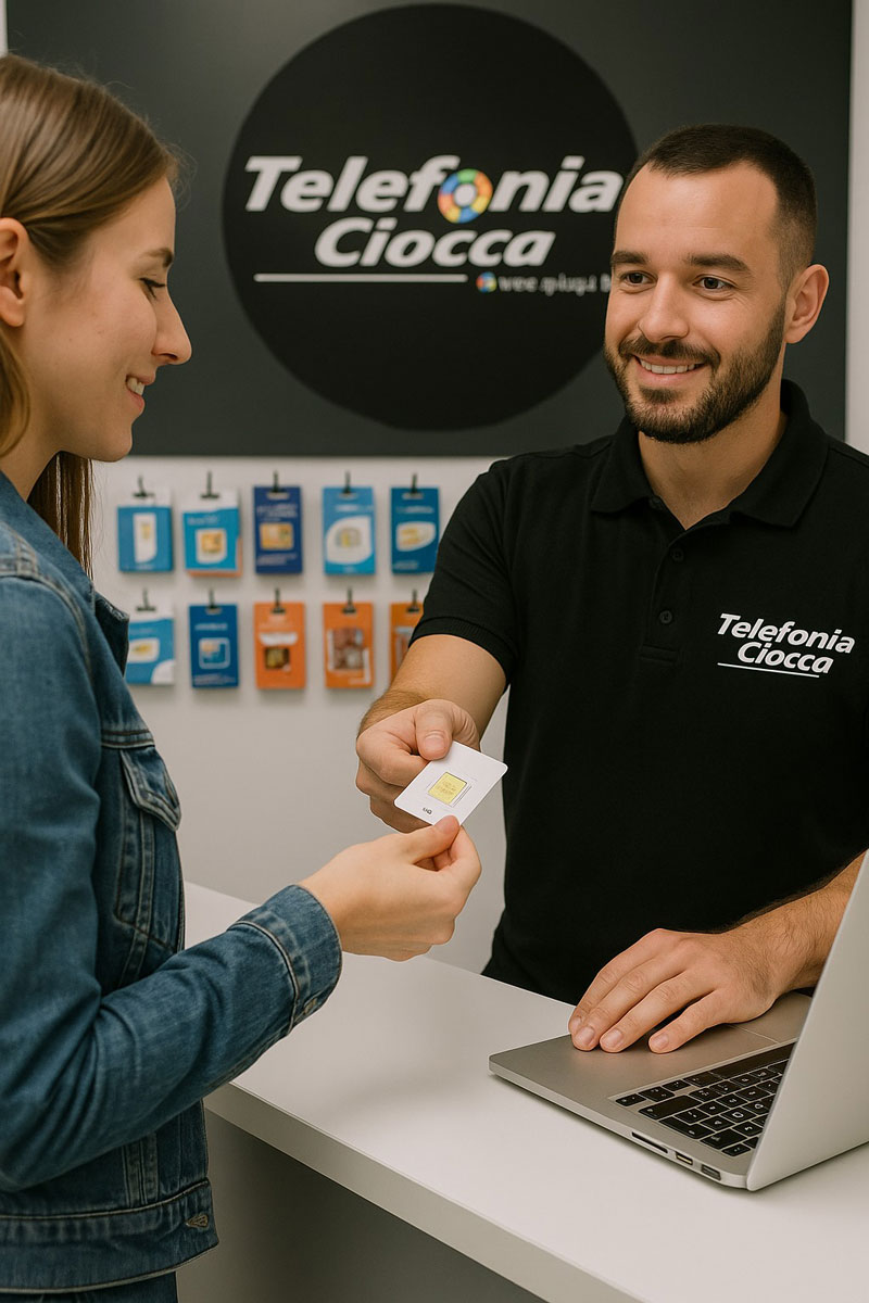 VENDITA E ATTIVAZIONE SIM CARD